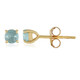 Pendientes en plata con Apatita azul