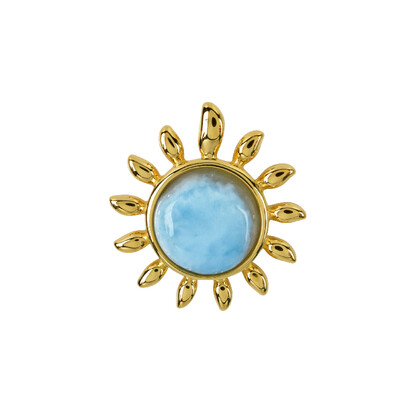 Colgante en plata con Larimar