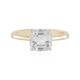 Anillo en plata con Topacio blanco