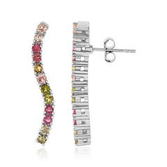 Pendientes en plata con Turmalina