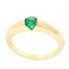 Anillo en oro con Esmeralda Colombiana de Muzo (de Melo)