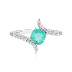 Anillo en oro con Esmeralda de Rusia (AMAYANI)
