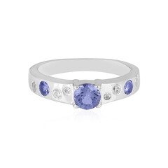 Anillo en plata con Tanzanita