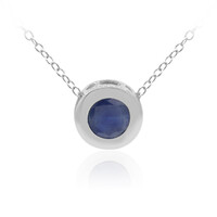 Collar en plata con Zafiro azul