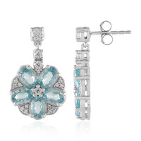 Pendientes en plata con Zircón de Ratanak Kirí
