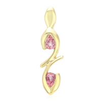 Colgante en plata con Zafiro Padparadscha