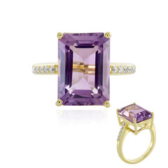 Anillo en plata con Cuarzo azur