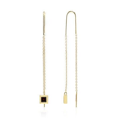 Pendientes en plata con Granate
