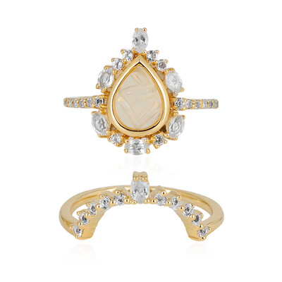 Anillo en plata con Ópalo de Welo