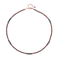 Collar en plata con Hematita mística