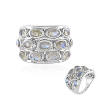 Anillo en plata con Labradorita azul de Maniry (KM by Juwelo)
