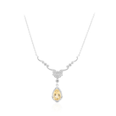 Collar en plata con Citrino