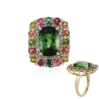 Anillo en oro con Turmalina de Santa Rosa (D'vyere)