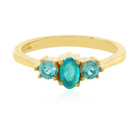 Anillo en plata con Ópalo azul de Etiopía