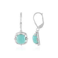 Pendientes en plata con Amazonita