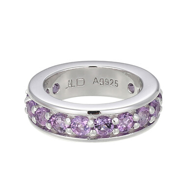 Colgante en plata con Amatista Rosa de Francia (MONOSONO COLLECTION)