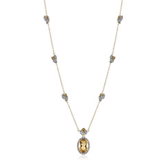 Collar en plata con Citrino