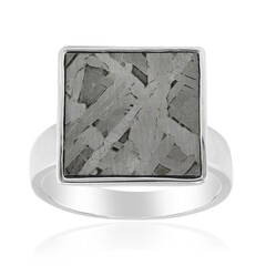 Anillo en plata con Meteorito Aletai