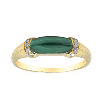 Anillo en oro con Malaquita (CIRARI)