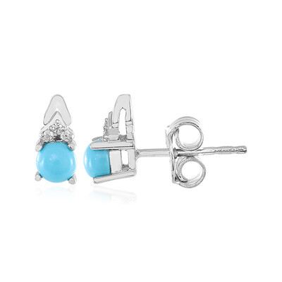 Pendientes en plata con Turquesa