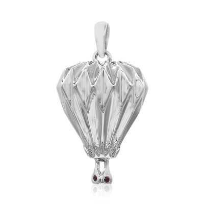 Colgante en plata con Granate de Mozambique