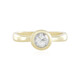 Anillo en oro con Zircón (de Melo)