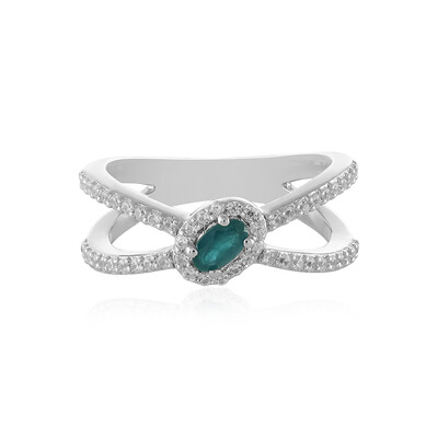Anillo en plata con Grandidierita