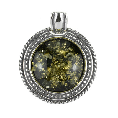 Colgante en plata con Ámbar báltico (dagen)