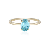 Anillo en oro con Zircón de Ratanak Kirí