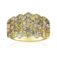 Anillo en oro con Diamante fancy SI2 (CIRARI)