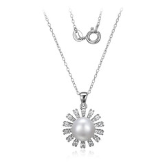 Collar en plata con Perla Freshwater