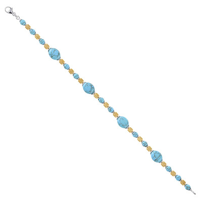 Brazalete en plata con Turquesa (dagen)