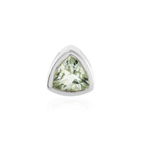 Colgante en plata con Amatista verde