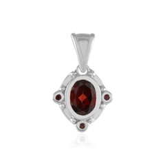 Colgante en plata con Granate de Mozambique