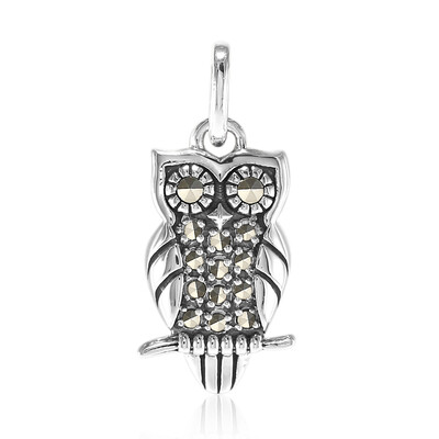 Colgante en plata con Marcasita