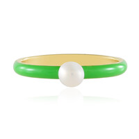 Anillo en plata con Perla blanca Freshwater