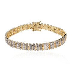 Brazalete en latón con Diamante I3 (I) (Juwelo Style)