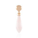 Colgante en plata con Cuarzo rosa (MONOSONO COLLECTION)