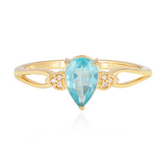 Anillo en plata con Apatita