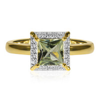 Anillo en oro con Diáspora de color cambiante (Tenner Diniz)