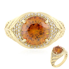 Anillo en oro con Esfalerita (de Melo)