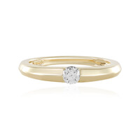 Anillo en oro con Diamante IF (G)  (de Melo)