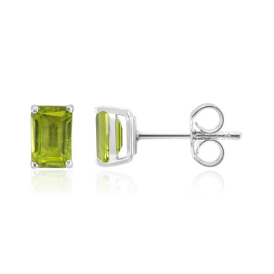 Pendientes en plata con Peridoto