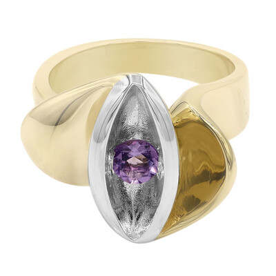 Anillo en plata con Amatista (MONOSONO COLLECTION)
