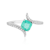 Anillo en oro con Esmeralda de Rusia (AMAYANI)