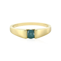 Anillo en oro con Diamante azul I3