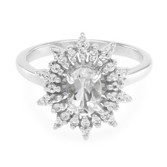 Anillo en plata con Petalita