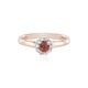 Anillo en plata con Zircón rosado