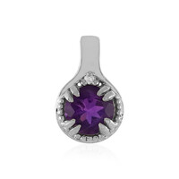 Colgante en plata con Amatista de Zambia