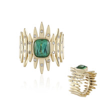 Anillo en oro con Turmalina de Brasil (de Melo)